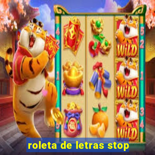 roleta de letras stop